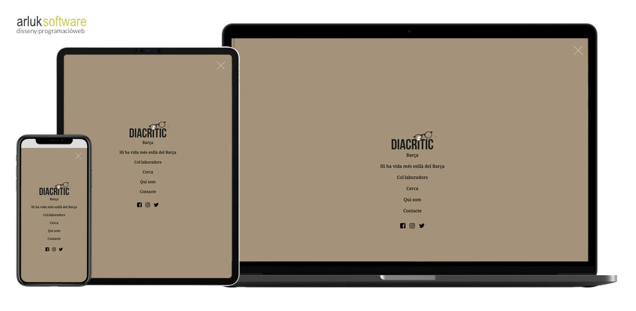 Diacrític programació web a mida responsive exemple 2