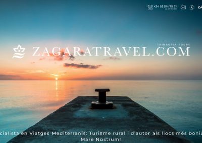 Programació a mida WordPress: Zágara Travel